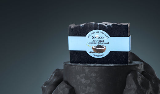 Deep Clean and Detoxify with SNIWAN Coconut Activated Charcoal Soap