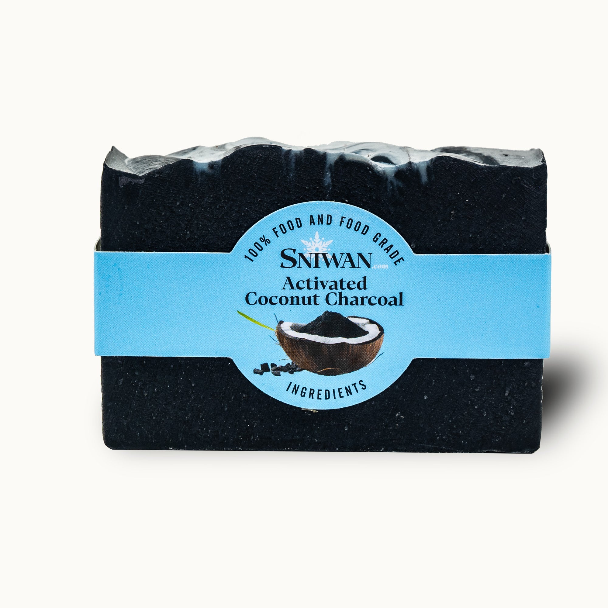 SNIWAN Coconut Activated Charcoal Purity Soap